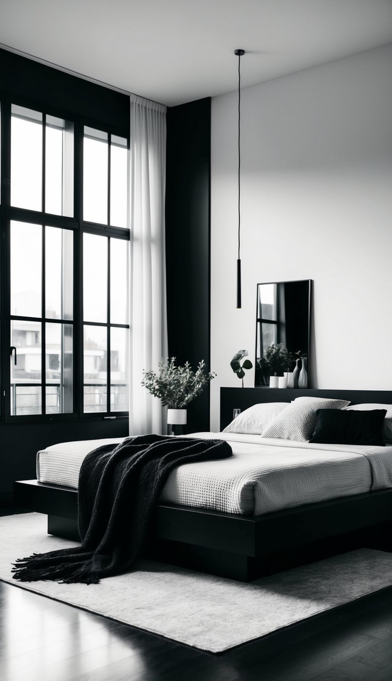 Black and White Bedroom Ideas