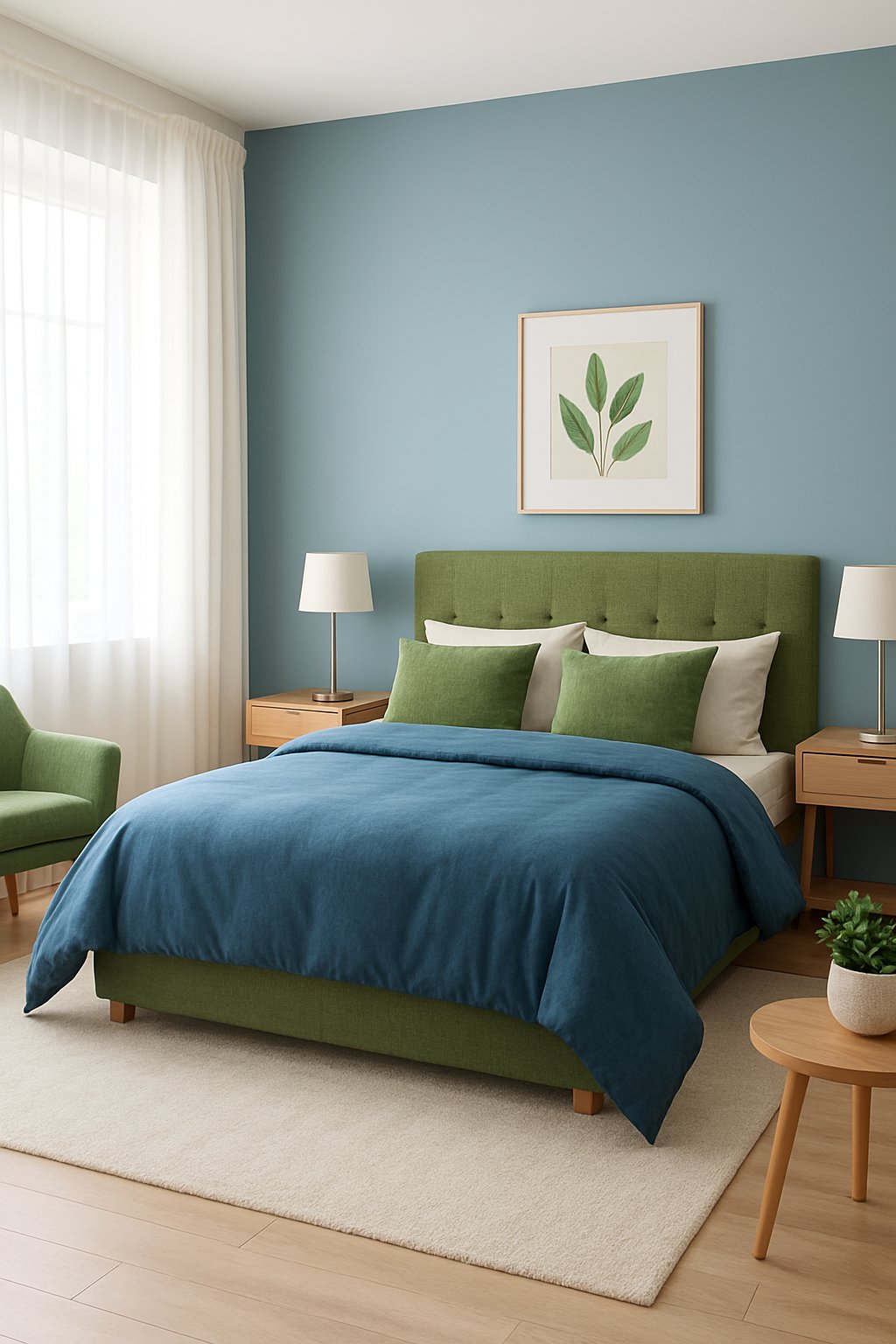 Blue and Green Bedroom Ideas